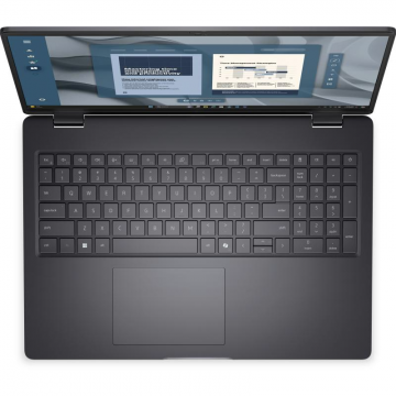 Dell Laptop Dell Pro 16 Plus PC16255, Procesor AMD Ryzen 5 220, Display 16 FHD+, RAM 8GB DDR5, 512GB SSD, Placa video AMD Radeon 740M, Windows 11 Pro, Negru