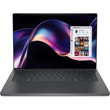 Dell Laptop DELL XPS 14 DA14260, Procesor Intel® Core™ Ultra X7 358H, Display 14 2.8K OLED 20-120Hz Touch, RAM 32GB LPDDR5X, 2TB SSD, Intel Arc Graphics, Windows 11 Pro, Gri