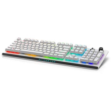 Dell Tastatura Gaming Dell Alienware Tri-Mode, Wireless, USB, Alb