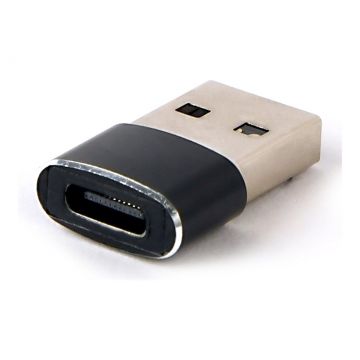 Gembird A USB2 AMCF 02 - Adaptor USB A la USB C (F), USB 2.0, negru