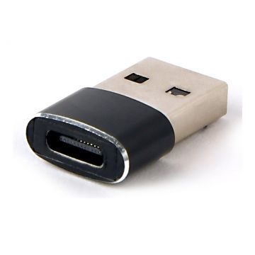 Gembird A USB2 AMCF 02 - Adaptor USB A la USB C (F), USB 2.0, negru