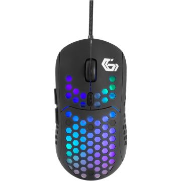 GEMBIRD Mouse Optic Gembrid MUSG-RAGNAR-RX400, RGB LED, USB, Negru