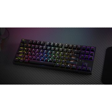 Genesis GENESIS THOR 404 TKL RGB Mechanical Gaming Keyboard, Kailh Box Brown V2 Switch, US Layout, Wired, Black