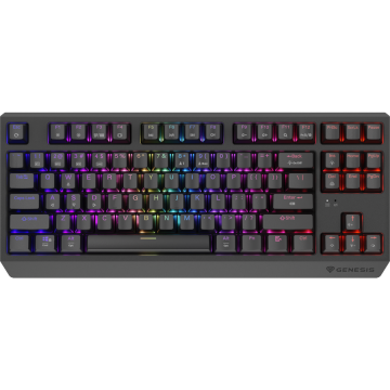 Genesis Tastatura Gaming Genesis NKG-2108, Mecanica, RGB, Wireless, US English