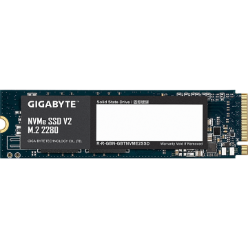 Gigabyte SSD Gigabyte G3NVMEV2256G, 256 GB, M.2 2280, PCIe Gen3 x4, NVMe 1.4, 3200 MB/s Citire