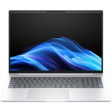 HP Laptop HP EliteBook 8 G1i, Intel Core Ultra 7 255U, 16 inch, RAM 32 GB, SSD 512 GB, Intel Graphics, Windows 11 Pro, Argintiu