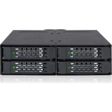 Icy&nbsp;Dock Rack HDD Icy Dock ToughArmor MB607SP-B, 4x 2.5 inch SAS/SATA, 1x 5.25 inch bay, Hot-Swap, Ventilator 40mm