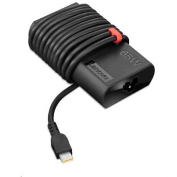 Lenovo Incarcator laptop Lenovo ThinkPad, 65W, Adaptor Ac subtire (USB tip C), Negru