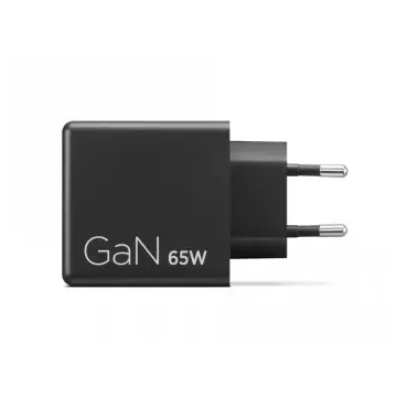 Lenovo Incarcator retea Lenovo Dual GaN, 2 x USB-C, 65 W, Negru