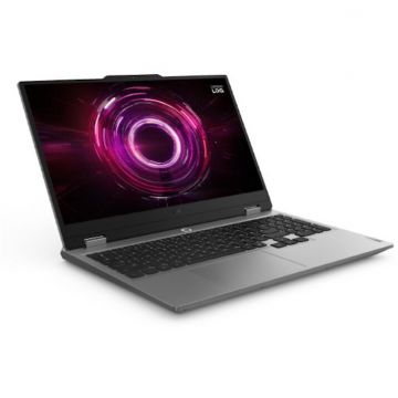 Lenovo Laptop Gaming Lenovo LOQ 15AHP10 cu procesor AMD Ryzen™ 5 220, Display 15.6 Full HD, IPS, 144Hz, 16GB DDR5 RAM, 512GB SSD, Placa video NVIDIA GeForce RTX™ 5050 8GB GDDR7, No OS, Luna Grey