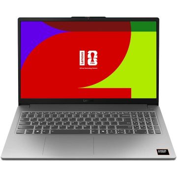 Lenovo Laptop Gaming Lenovo LOQ Essential 15ARP10E cu procesor AMD Ryzen™ 5 150, Display 15.6 Full HD, IPS, 144Hz, 16GB DDR5 RAM, 512GB SSD, Placa video NVIDIA GeForce RTX™ 3050 6GB GDDR6, No OS, Luna Grey