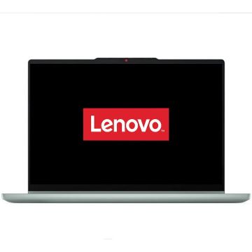 Lenovo Laptop Lenovo IdeaPad Slim 5 14AGP11 cu procesor AMD Ryzen™ AI 5 430, Display 14 WUXGA, OLED, 16GB DDR5 RAM, 1TB SSD, Placa video AMD Radeon™ 840M Graphics, Free DOS, Breeze Moss
