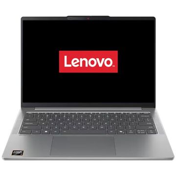 Lenovo Laptop Lenovo IdeaPad Slim 5 14AHP11 cu procesor AMD Ryzen™ 7 260, Display 14 WUXGA, IPS, 16GB DDR5 RAM, 512GB SSD, Placa video AMD Radeon™ 780M Graphics, No OS, Luna Grey
