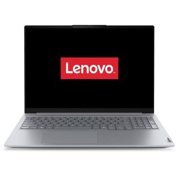 Lenovo Laptop Lenovo ThinkBook 16 G8 IRL, Intel Core 5 210H, 16 inch WUXGA, 8GB RAM, 512GB SSD, Windows 11 Pro, Gri