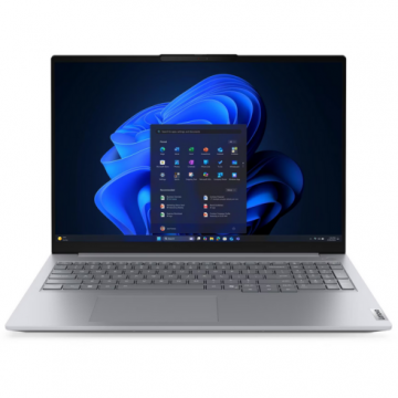 Lenovo Laptop Lenovo ThinkBook 16 G9, procesor AMD Ryzen 5 220, 16 inch, WUXGA, 32GB RAM, 512GB SSD, AMD Radeon 740M, Gri