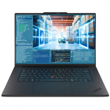 Lenovo Laptop Lenovo ThinkPad P1 Gen 8, procesor Intel Core Ultra 9 285H, 16 inch, WUXGA, RAM 64GB, SSD 2TB, nVidia RTX PRO 2000 Blackwell 8GB, Windows 11 Pro, Negru