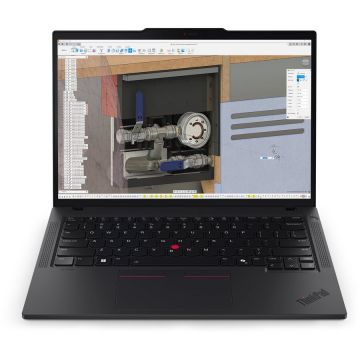 Lenovo Laptop Lenovo ThinkPad P14s G6, 14 inch WUXGA, AMD Ryzen AI 7 Pro 350, 32 GB DDR5, 1 TB SSD, AMD Radeon 860M, Negru