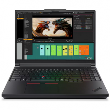 Lenovo Laptop Lenovo ThinkPad P16 Gen 3, procesor Intel Core Ultra 9 285HX, 16 inch, WUXGA, RAM 64GB, SSD 2TB, nVidia RTX PRO 2000 8GB, Windows 11 Pro, Negru