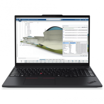 Lenovo Laptop Lenovo ThinkPad P16s Gen 4, procesor AMD Ryzen AI 9 HX PRO 370, 16 inch, WUXGA, RAM 64GB, SSD 1TB, AMD Radeon 890M, Windows 11 Pro, Negru