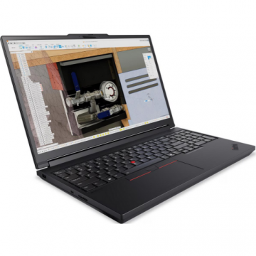 Lenovo Laptop Lenovo ThinkPad T16g Gen 3, procesor Intel Core Ultra 9 285HX, 16 inch, 3.2K, Touch, RAM 64GB, SSD 4TB, nVidia GeForce RTX 5080 16GB, Windows 11 Pro, Negru