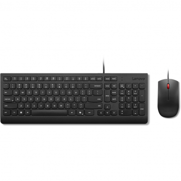 Lenovo Lenovo Essential Wired Combo Black Lithuanian