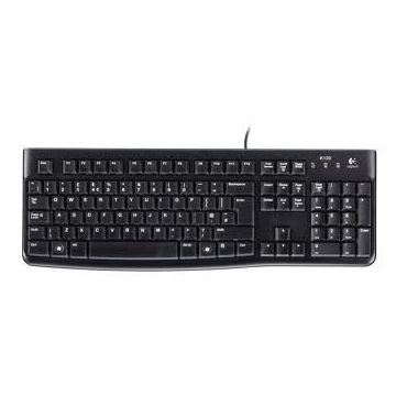 Logitech Tastatura Logitech K120, cu fir, USB, rezistenta la stropire