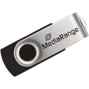 MediaRange Memorie USB MediaRange MR913, 128 GB, USB 2.0, Argintiu