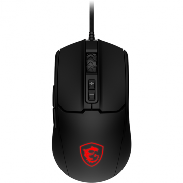 MSI Mouse Gaming MSI FORGE GM100, Optic, 6400 DPI, 7 butoane, Iluminare RGB
