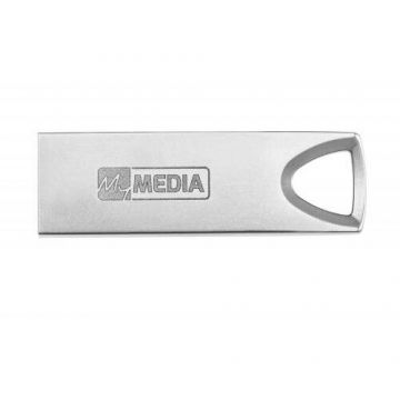 MyMedia Memorie USB MyMedia 69278, 128 GB, USB 3.2 Gen 1, Argintiu