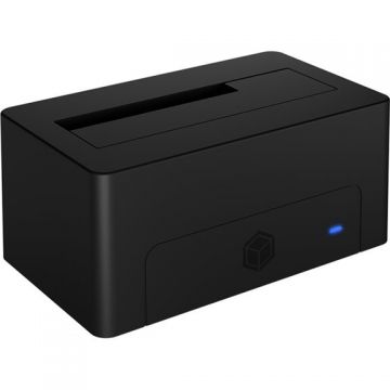 RAIDSONIC Icy Box IB-1121-U3 DockingStation for 1x 2.5/3.5 SATA I/II/III, USB 3.2 Gen 1, Power Supply, Black