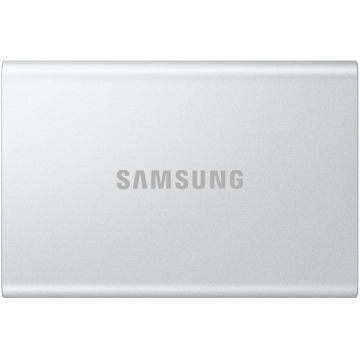 Samsung SSD extern Samsung T7 Shield, 2TB, USB 3.2 Gen 2, Argintiu, 1050 MB/s citire, 1000 MB/s scriere