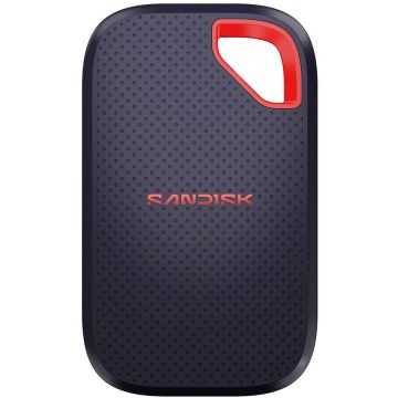 Sandisk SSD extern portabil Sandisk SDSSDE70-1T00-G25, Viteza de citire 2000 MB/s, 1 TB, USB3.2, Albastru-Rosu