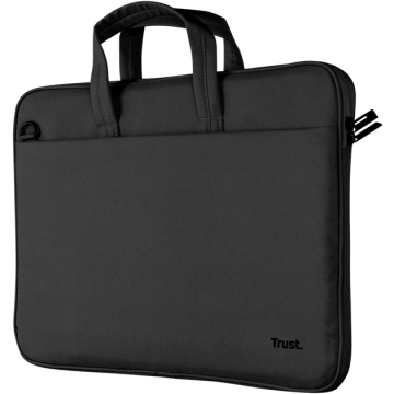 Trust Geanta Trust Bologna pentru laptop de 14 inch, Negru