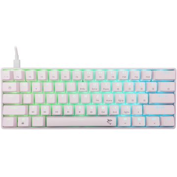 White&nbsp;Shark Tastatura Mecanica Gaming cu fir White Shark SHINOBI v2, BLUE OUTEMU Switch, 1.8 m,  Alb