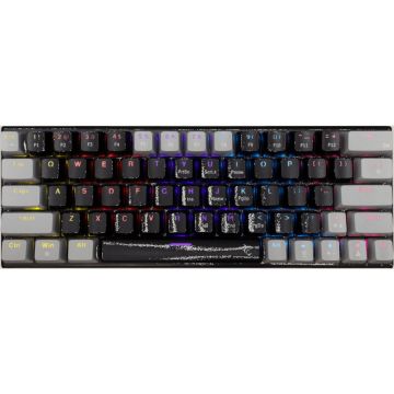 White&nbsp;Shark Tastatura Mecanica Gaming cu fir White Shark WAKIZASHI v2, RED Switch, Gri-Negru