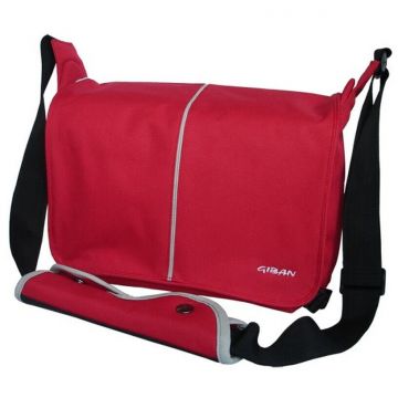 Addison Geanta laptop Addison, model 1301, rosie, 2 compartimente, 15.6 inch, 36x26,5x17cm, Rosu