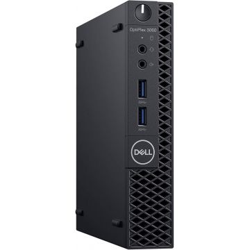 Dell, OPTIPLEX 3060,  Intel Core i3-8100T, 3.00 GHz, HDD: 256 GB SSD, RAM: 8 GB, video: Intel HD Graphics 630; MINIPC