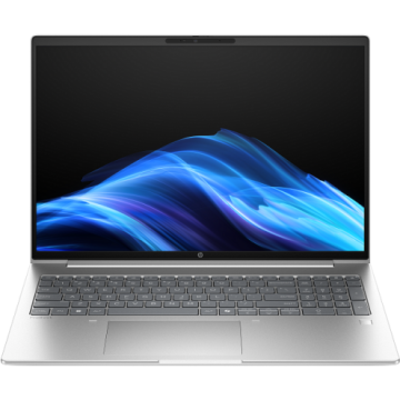 HP Laptop HP ProBook 4 G1i 16, Procesor Intel® Core™ Ultra 7 255U (12M Cache, pana la 5.2 GHz), 16 inch, WUXGA IPS, 16GB DDR5, 1TB SSD, Intel Graphics, No OS, Argintiu