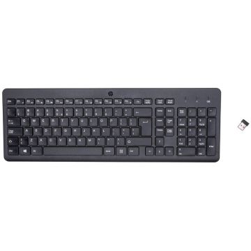 HP Tastatura Wireless HP 220, USB, Negru