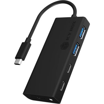 Icy&nbsp;Box Hub USB Icy Box IB-HUB1426-CPD, Negru