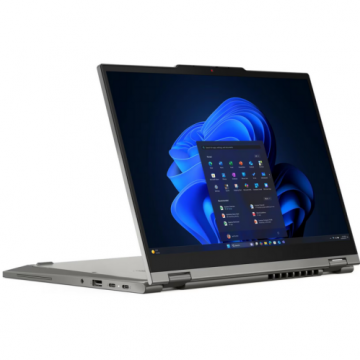 Lenovo Laptop 2-in-1 Lenovo ThinkPad L13 Gen 6, procesor Intel Core Ultra 7 255U, 13.3 inch, WUXGA, Touch, RAM 32GB, SSD 1TB, Intel Graphics, Windows 11 Pro, Gri