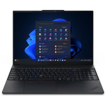 Lenovo Laptop Lenovo ThinkPad E16 Gen 3, Procesor Intel® Core™ Ultra 5 228V (8M Cache, pana la 4.5 GHz), 16 inch, WQXGA IPS 120Hz, 32GB DDR5, 512GB SSD, Intel Graphics, No OS, Negru