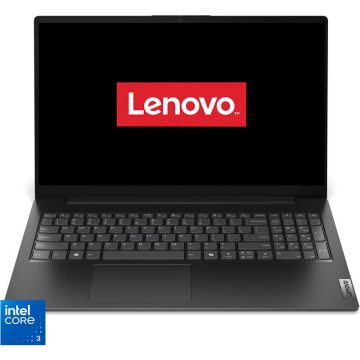 Lenovo Laptop Lenovo V15 G5 IRL, Procesor Intel Core 3 100U, Display 15.6 FHD, RAM 8GB SODIMM DDR5, 256GB SSD, Placa video Intel Graphics, Windows 11 Pro EDU, Negru