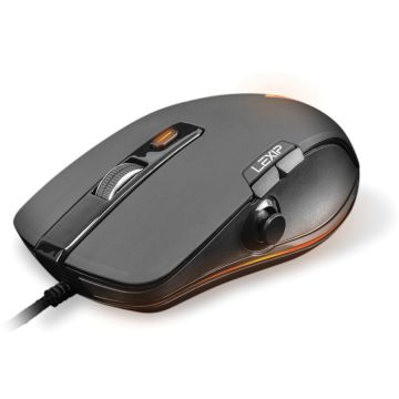LEXIP Mouse Gaming Neptunium Alpha NP93 Lexip, Negru