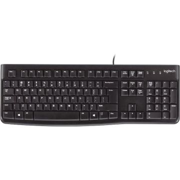Logitech Tastatura Logitech K120 Business, USB, neagra, Nordic