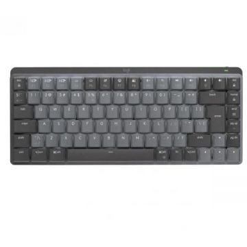 Logitech Tastatura mecanica Wireless Logitech MX Mini, USB, 1500 mAh, Gri