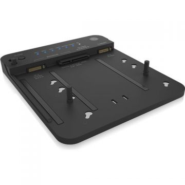 RAIDSONIC Docking Station si Clonare RAIDSONIC IB-2913MCL-C31, USB 3.2 Gen 2, M.2 NVMe & SATA, 2.5/3.5 inch SATA