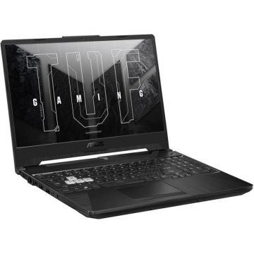 Laptop ASUS Gaming 15.6'' TUF F15 FX506HC, FHD 144Hz, Procesor Intel® Core™ i7-11800H (24M Cache, up to 4.60 GHz), 16GB DDR4, 512GB SSD, GeForce RTX 3050 4GB, No OS, Graphite Black