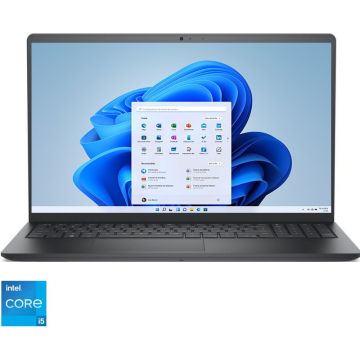 Laptop DELL 15.6'' Vostro 3510 (seria 3000), FHD, Procesor Intel® Core™ i5-1135G7 (8M Cache, up to 4.20 GHz), 8GB DDR4, 256GB SSD, Intel Iris Xe, Win 11 Pro, Carbon Black, 3Yr BOS