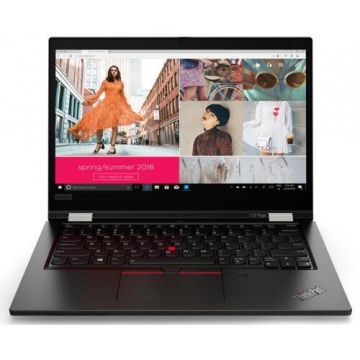 Laptop Lenovo ThinkPad L13 Yoga Gen 2, 13.3 FHD, Intel Core i5-1135G7, 8GB DDR4, 512GB SSD, Windows 10 Pro, Black